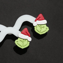 Load image into Gallery viewer, Mr. Grinch Studs