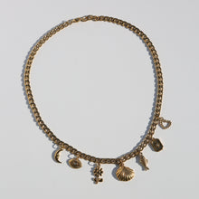 Load image into Gallery viewer, Gold Charm Necklace · NO. 9