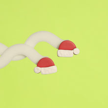 Load image into Gallery viewer, Santa Hat Studs