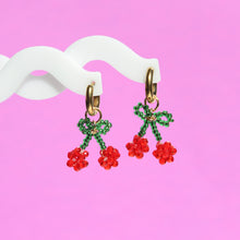 Load image into Gallery viewer, Beaded Cherry Charms
