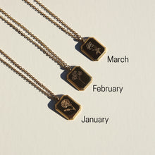 Load image into Gallery viewer, Birth Flower Necklace