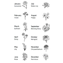 Load image into Gallery viewer, Birth Flower Necklace