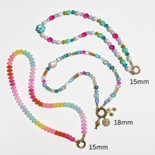 Load image into Gallery viewer, Reversible Beaded Charm Necklace · NO. 13
