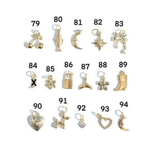 CUSTOM Gold Charm Necklace
