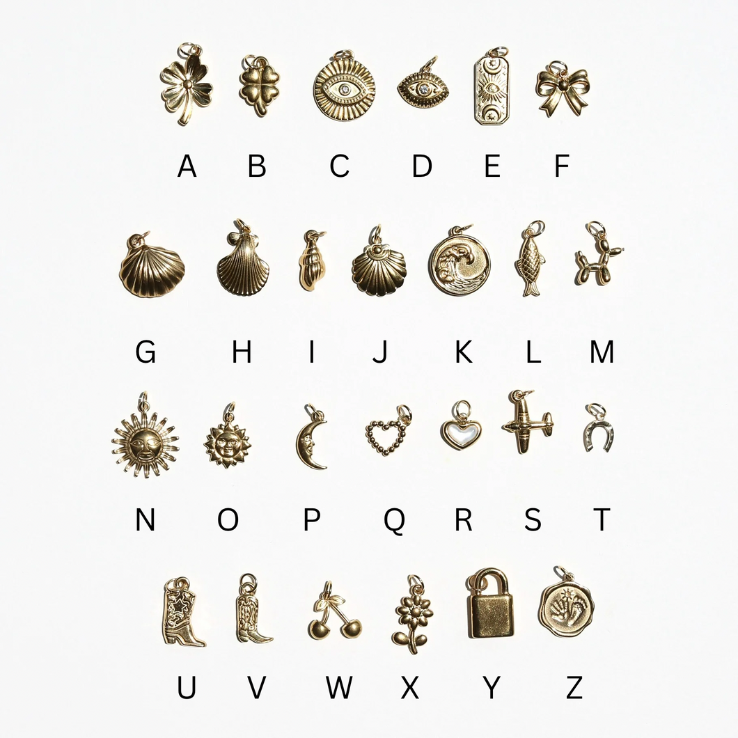 Charms · Reversible Beaded Charm Necklace