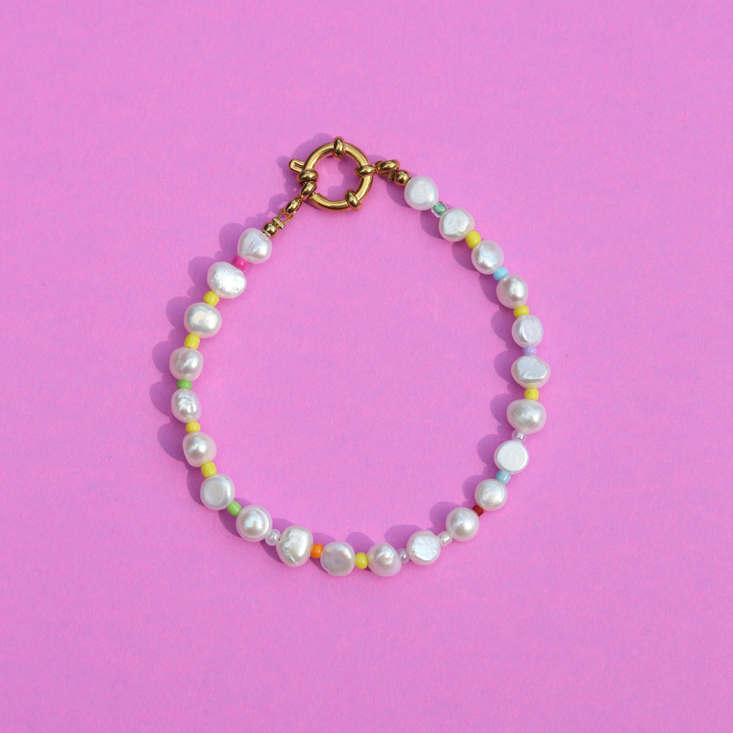 Colorful Pearl Bracelet