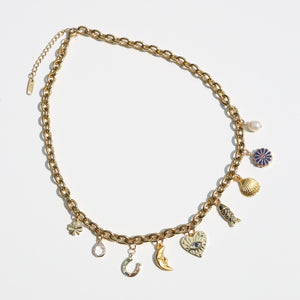 Gold Charm Necklace · NO. 1