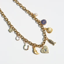 Load image into Gallery viewer, Gold Charm Necklace · NO. 1
