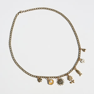 Gold Charm Necklace · NO. 5