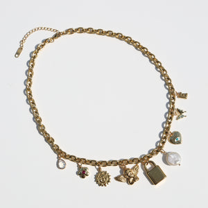 Gold Charm Necklace · NO. 7