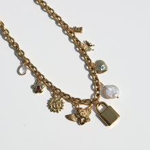 Load image into Gallery viewer, Gold Charm Necklace · NO. 7
