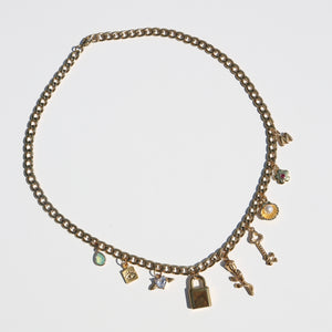 Gold Charm Necklace · NO. 9