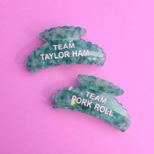 Pork Roll vs. Taylor Ham Claw Clip