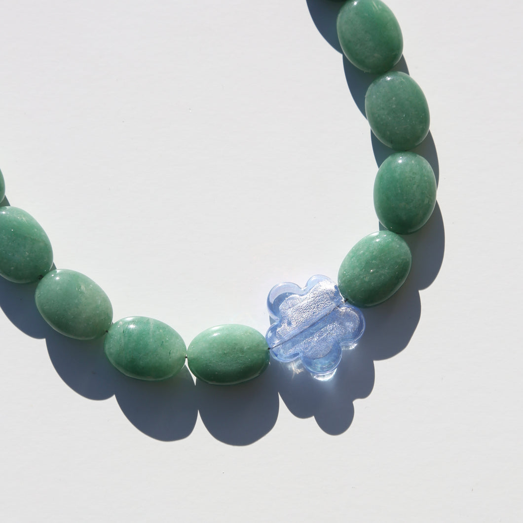 Reversible Beaded Charm Necklace · NO. 25