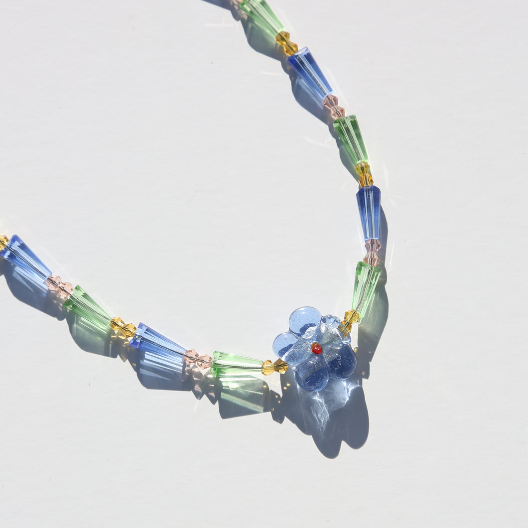 Reversible Beaded Charm Necklace · NO. 28