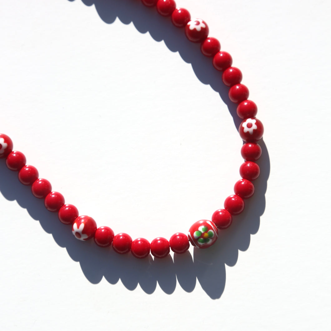 Reversible Beaded Charm Necklace · NO. 15