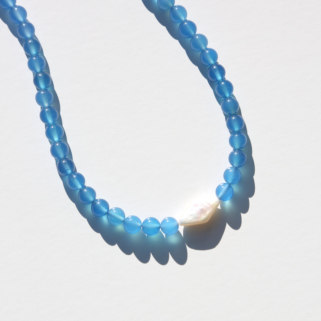 Reversible Beaded Charm Necklace · NO. 19