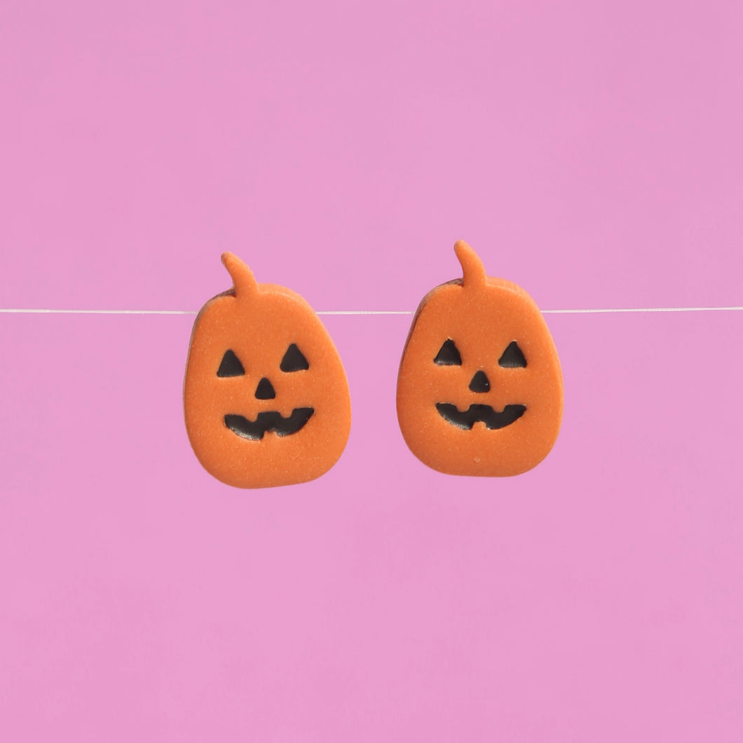 Jack-O-Lantern Studs