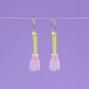 Nimbus 2000 in Lime + Lavender