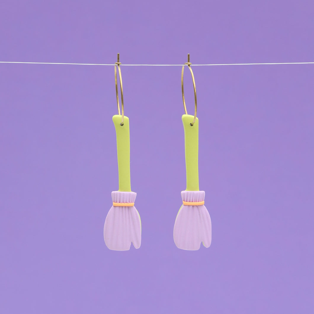 Nimbus 2000 in Lime + Lavender