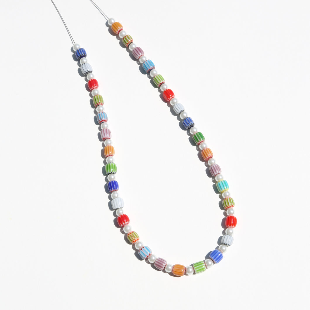 Reversible Beaded Charm Necklace · NO. 2