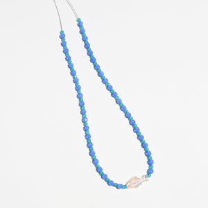Reversible Beaded Charm Necklace · NO. 5