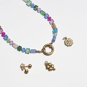 Reversible Beaded Charm Necklace · NO. 13