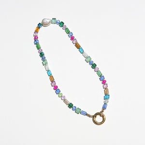 Reversible Beaded Charm Necklace · NO. 13