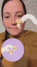 Load and play video in Gallery viewer, Mini Mushroom Studs in Mustard
