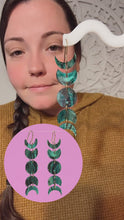 Load and play video in Gallery viewer, Phases of the Moon in Glittery Teal
