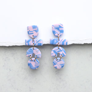 Rory · Pink + Blue Marble Check