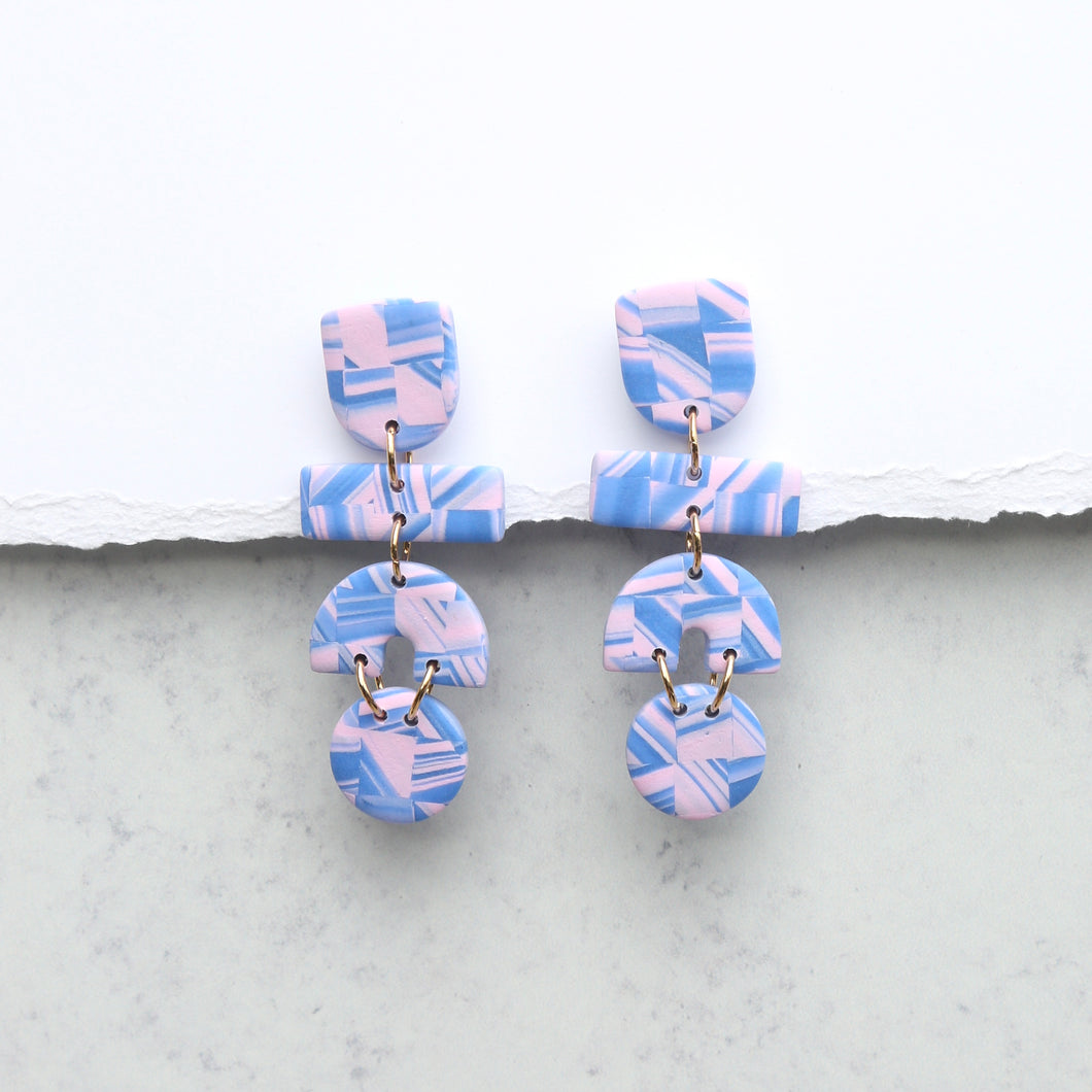 Rory · Pink + Blue Marble Check